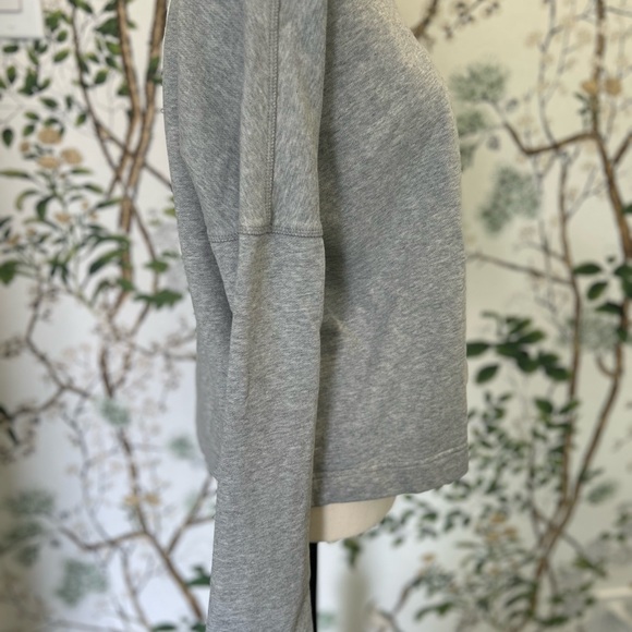 All Saints Light Gray Senia Off-the-Shoulder Sweater Small S M - Picture 5 of 9